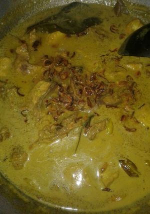 Foto resep Opor balungan ayam bumbu sederhana