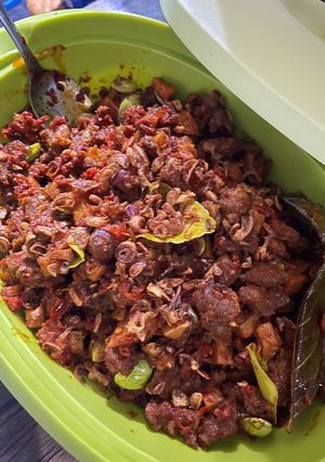 Foto resep Sambal goreng krewed+kentang+pete khas cirebon