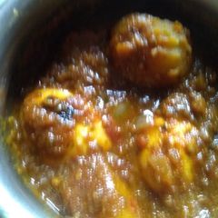 A picture of Dahi egg.