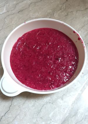 Foto resep MPASI - Oat Yogurt with Bit & Strawberi