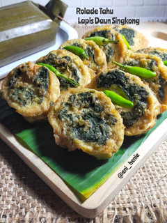 Foto resep Rolade Tahu Lapis Daun singkong