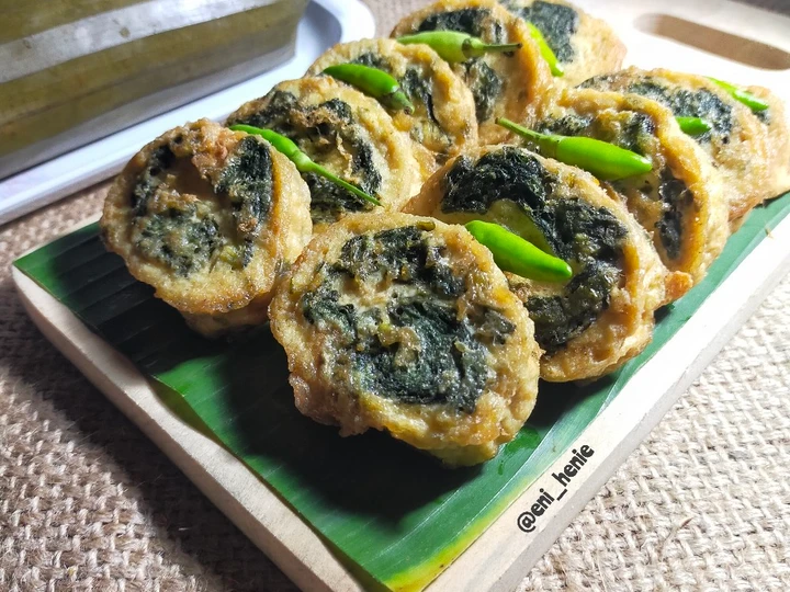 Cara Mudah Membikin Resep Rolade Tahu Lapis Daun singkong yang Uenak Anti Ribet, Mantap