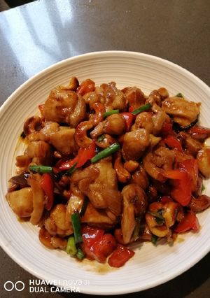 A picture of Kung Pao Chicken.
