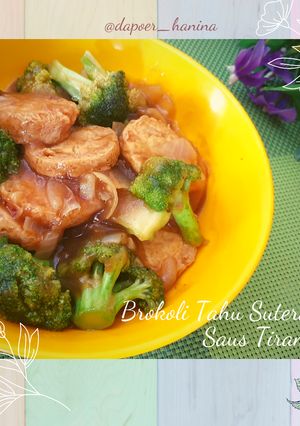 Foto resep Brokoli Tahu Sutera Saus Tiram