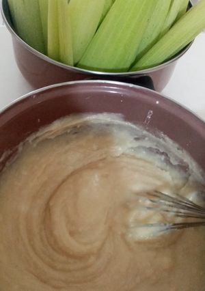 Una foto de Tamales de elote colados dulces