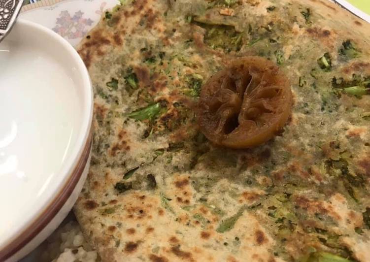 Recipe of Award-winning Broccoli ka paratha