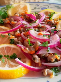 Una foto de Cebiche de berberechos