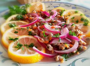 Una foto de Cebiche de berberechos