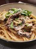 Chicken and Mushroom Cream Pasta