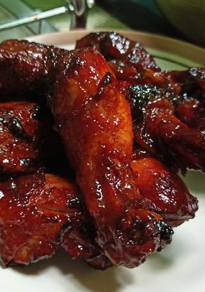 Foto resep Ayam tempe telur bacem glowing ala mama syahmi