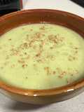 Crema de calabacín a la trufa