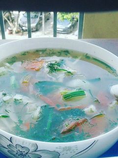Hình của món Cá diêu hồng nấu mẻ.