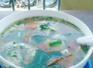 Hình của món Cá diêu hồng nấu mẻ.