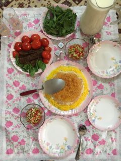 عکسی از دستور کباب تابه ای
