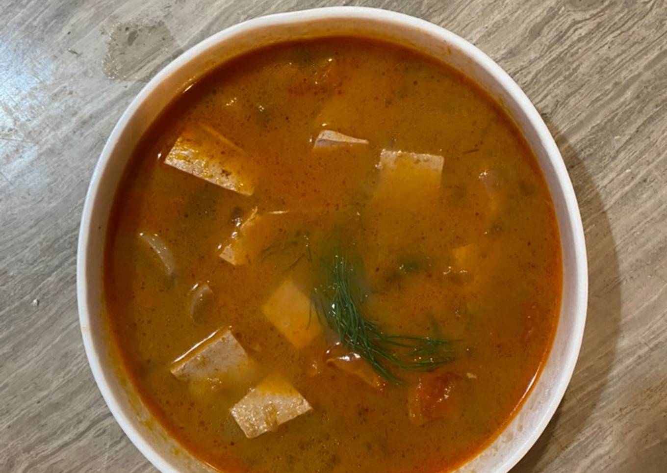 Tom Kha Gai Soup (Thai vegan soup)