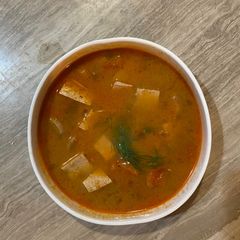 Tom Kha Gai Soup (Thai vegan soup) A picture of Tom Kha Gai Soup (Thai vegan soup).