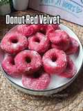 Donut Red Velvet Lembut Tanpa Uli