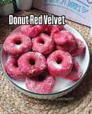 Donut Red Velvet Lembut Tanpa Uli