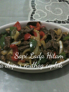 Foto resep Sapi Lada Hitam