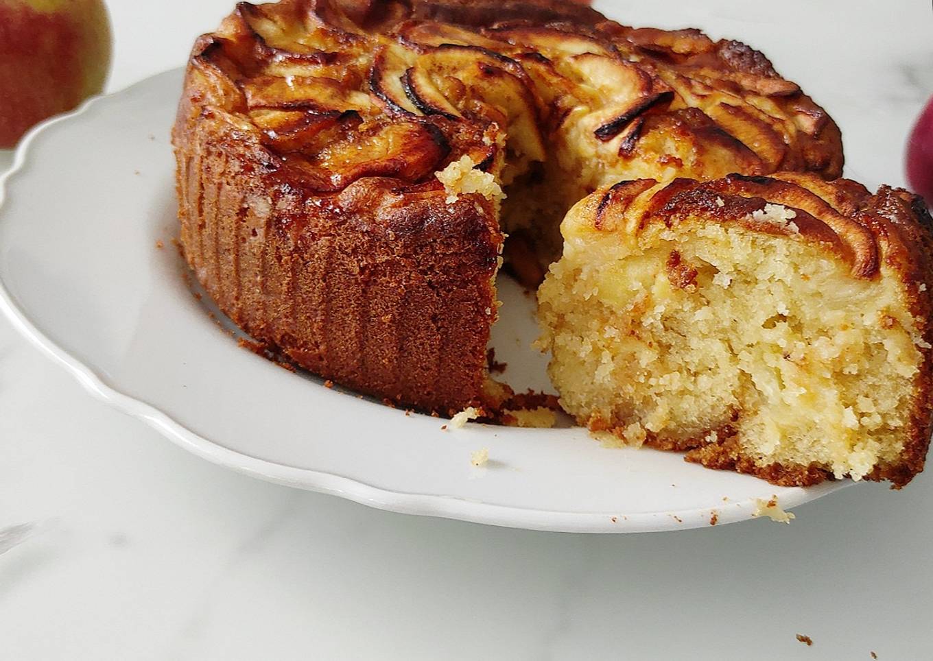 Cake aux pommes ultra gourmand