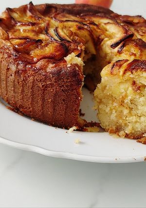 Une photo de Cake aux pommes ultra gourmand