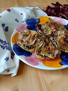 Foto di Cotolette di radicchio speziate