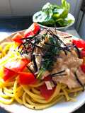 Espaguetis de atún al estilo japonés WAFU TSUNA SPAGETTI 🇺🇾🇯🇵和風ツナスパゲティ