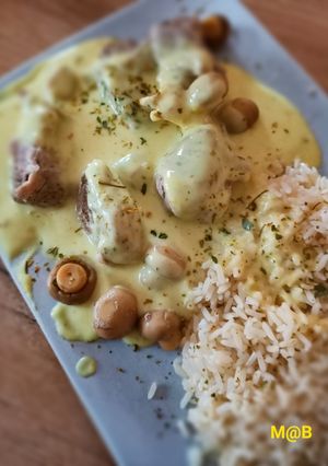 Une photo de Filet mignon aux champignons sauce au poireau #cookexpertmagimix