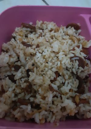 Foto resep Nasi goreng abon sosis