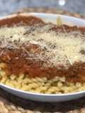 🍝 Fusilli a la Bolognesa 🍝 Imperdible para toda la familia