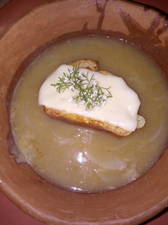 Una foto de Sopa de cebolla
