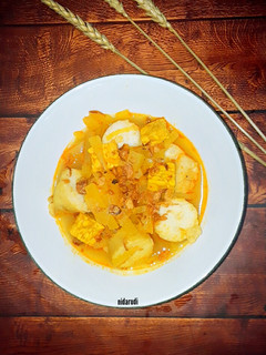 Foto resep Lontong Sayur Labu Siam & Tempe