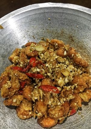 Foto resep Udang Goreng Telur Asin