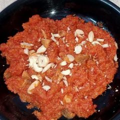 A picture of Gajar ka halwa.