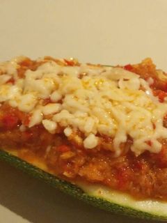 Una foto de Calabacin relleno
