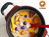 Bubur Bebola Tepung Pulut (Filipino Ginataang Bilo-Bilo)
