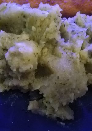 Une photo de Purée brocolis choux fleur et pomme de terre