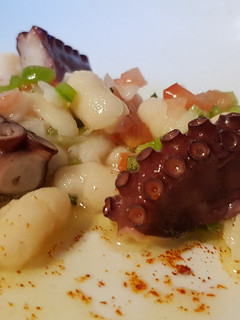 Una foto de Salpicón de Alubias con Pulpo
