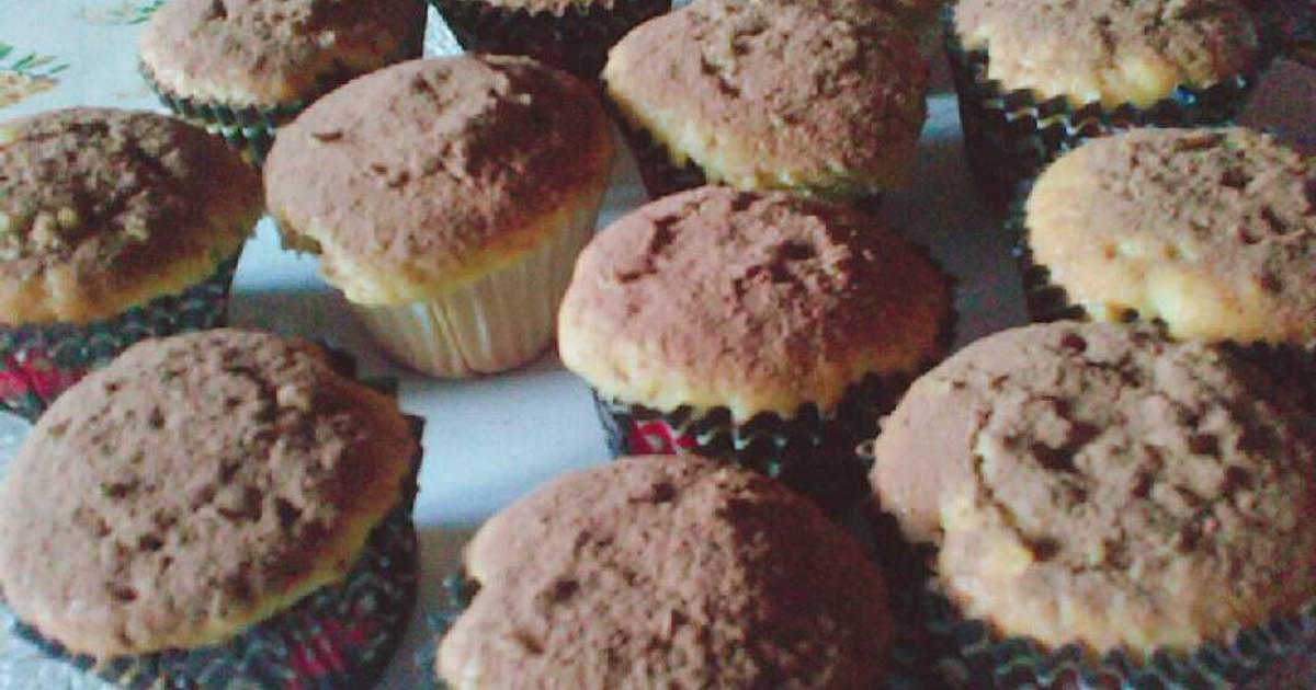 Cupcake de banana y dulce de leche Receta de Micaela Antonella Cookpad