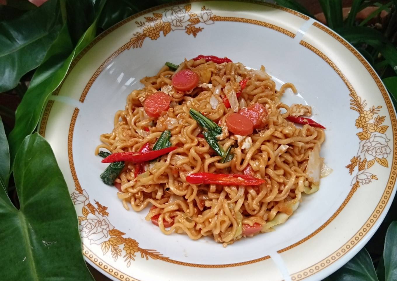 Mie goreng sederhana
