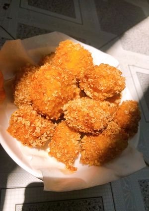 Hình của món Bánh sữa tươi chiên.