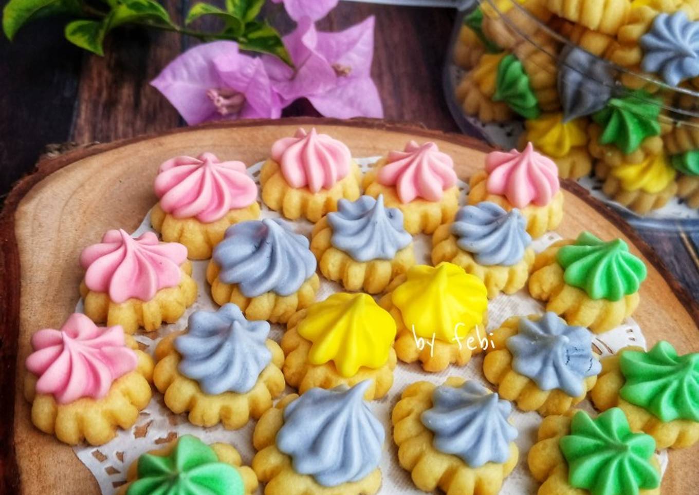 Resep Kue Monas/Kue Kancing Icing Sugar Oven Tangkring Anti Gagal