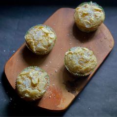 A picture of Almond Croissant Muffins.