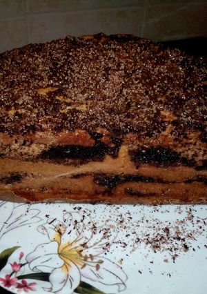 A picture of #baking challenge Swirl coffee cake.