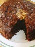 Torta con cacao e noci