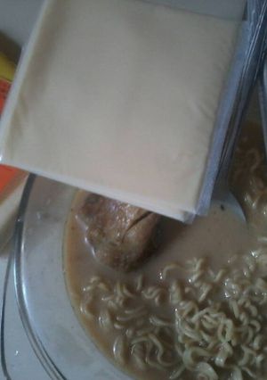 Foto resep Mie instan keju