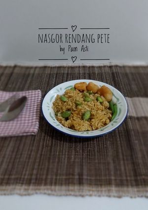 Foto resep Nasi Goreng Rendang Pete