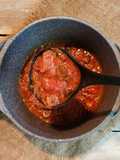 🥘 Salsa mediterránea para pastas 🥘 tomates frescos, pesto y olivas negras