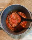 🥘 Salsa mediterránea para pastas 🥘 tomates frescos, pesto y olivas negras