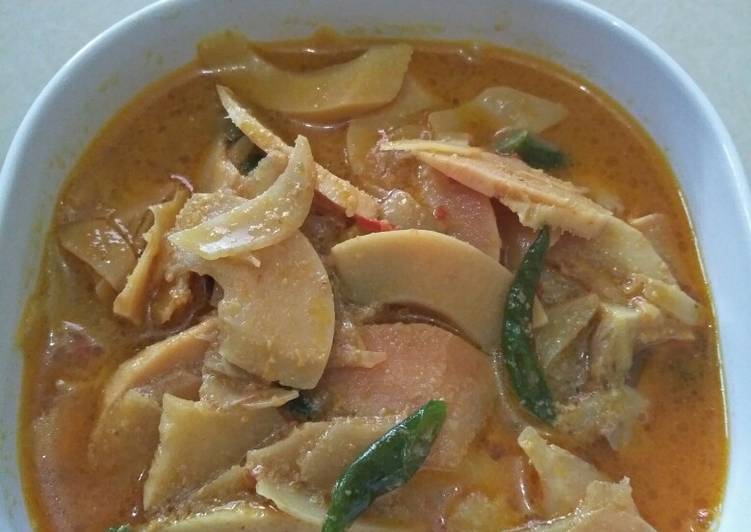 Resep Sayur rebung santan Anti Gagal